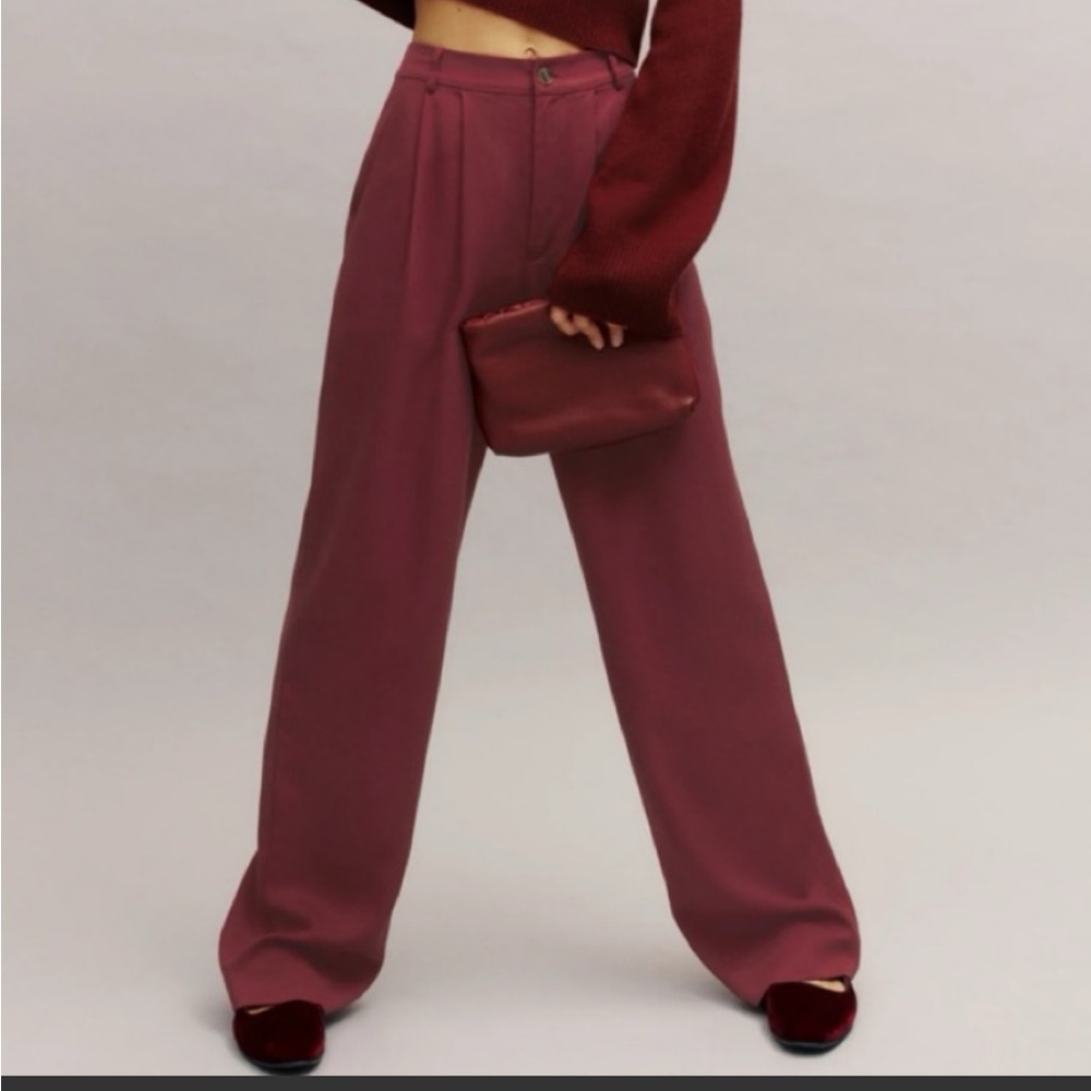 Reformation Mason Pant in Chianti